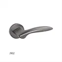 grey brushed handles
